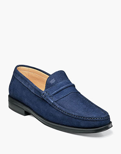 florsheim blue suede shoes