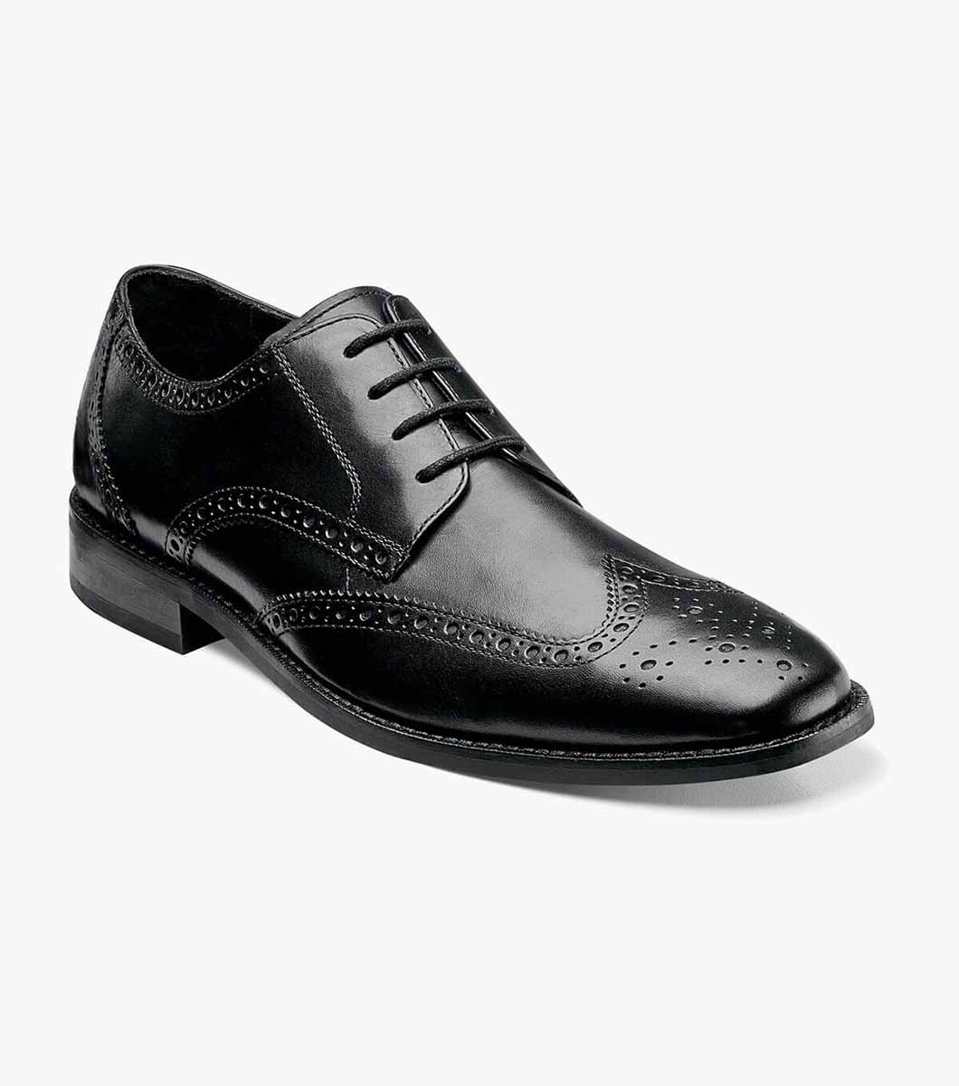 Dress Shoes | Black Wingtip Oxford 