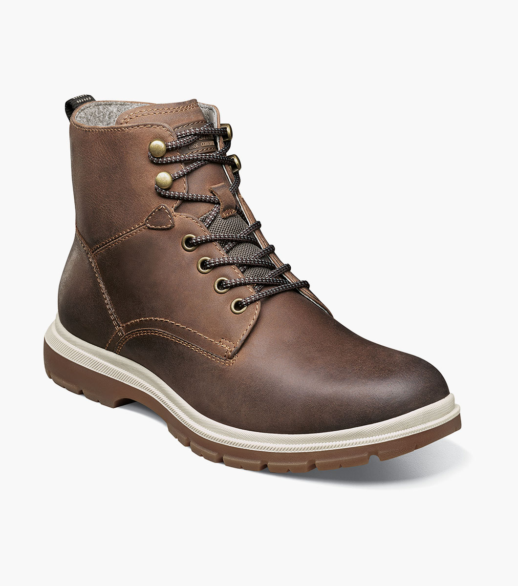 Lookout Plain Toe Lace Up Boot Men’s Casual Shoes | Florsheim.com