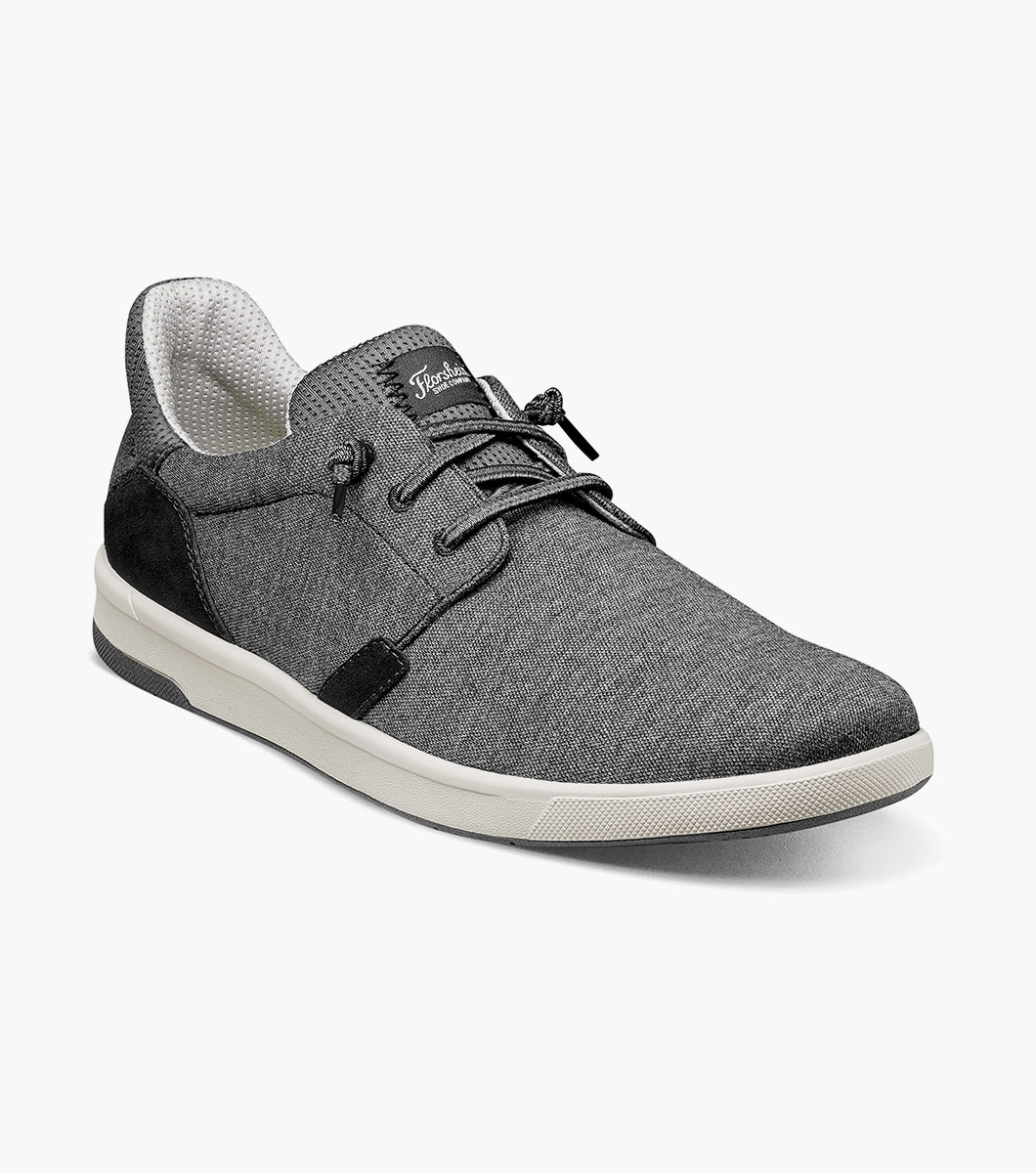 Crossover Canvas Plain Toe Slip On Men's Casual Shoes