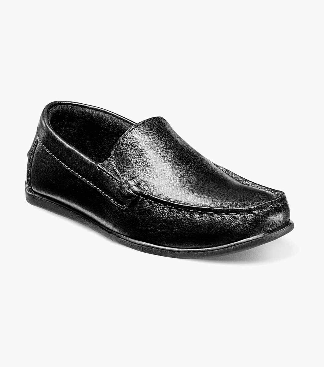 black venetian loafer