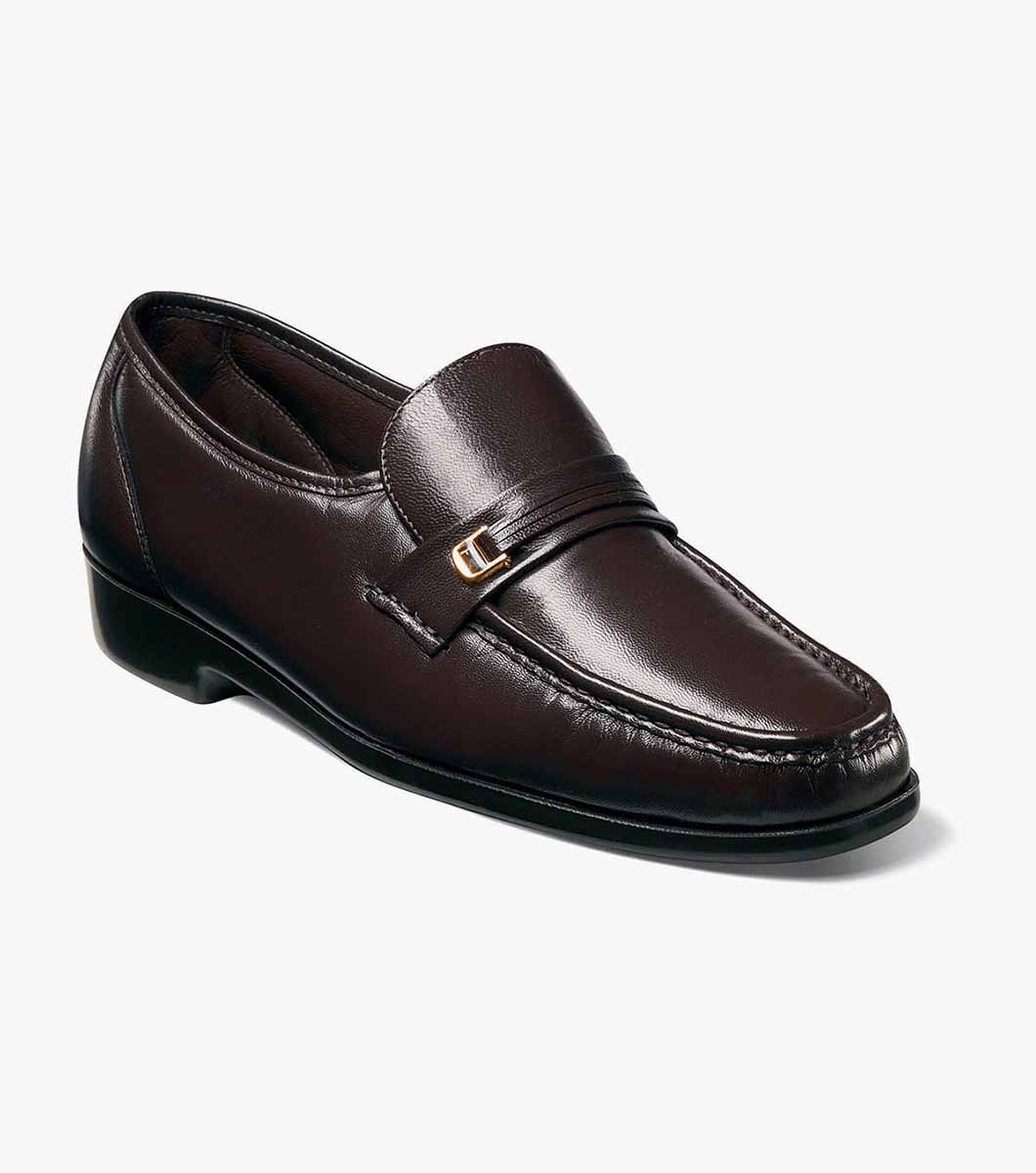 Riva Moc Toe Bit Loafer Men's Dress Shoes 
