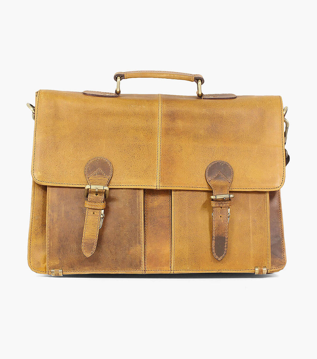 leather portfolio bag