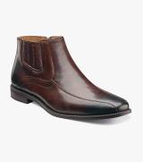 Men’s Boots | Black Cherry Moc Toe Zipper Boot | Florsheim Essex