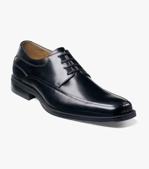 Men’s Dress Shoes | Black Moc Toe Oxford | Florsheim Cortland