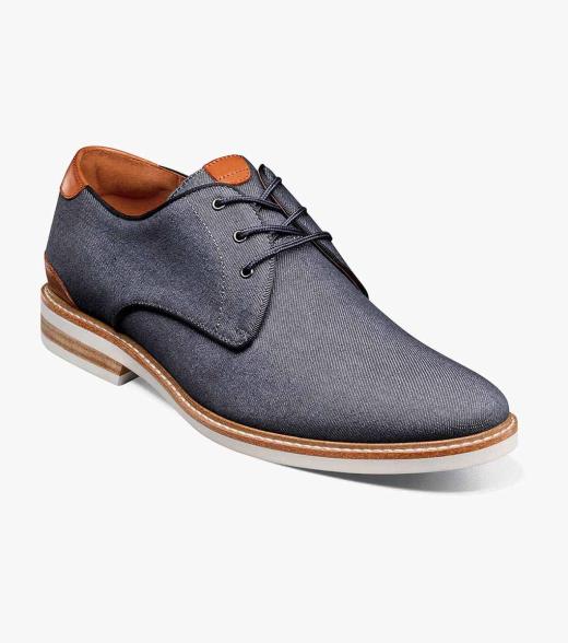 Highland Canvas Plain Toe Oxford