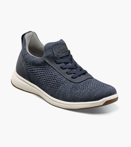 Satellite Jr. Boys Knit Elastic Lace Slip On Sneaker