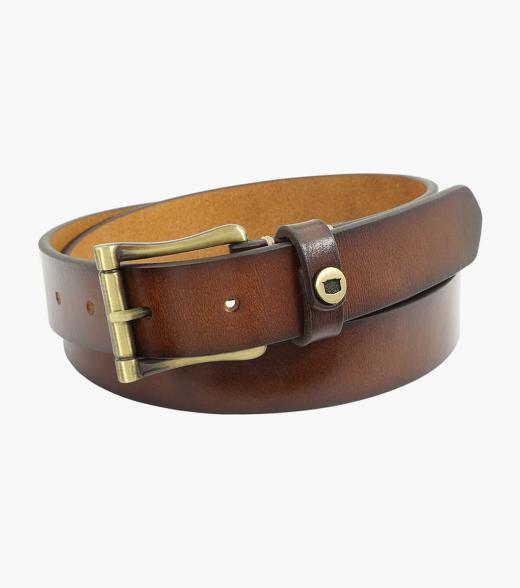 Men’s Belts | Brown Saddle Leather Bit Belt | Florsheim Gilmore