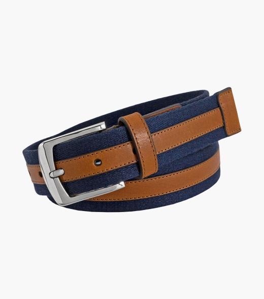 Austin Mixed Material Belt Men's Belts | Florsheim.com