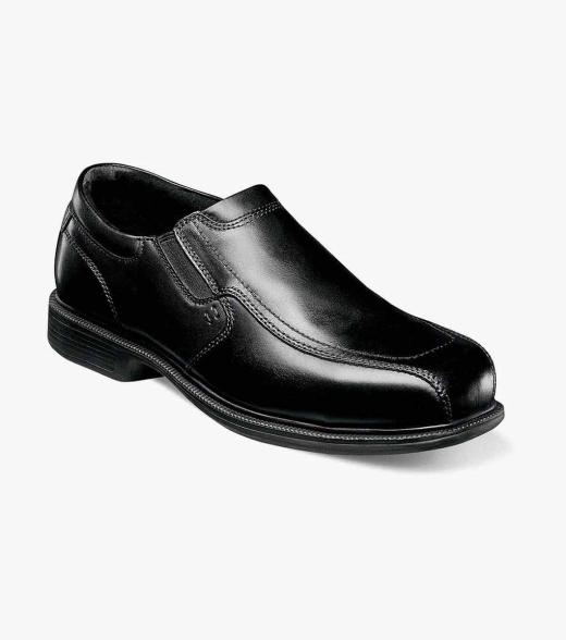 Coronis Work Steel Toe Black Bike Toe Slip On Work Shoes