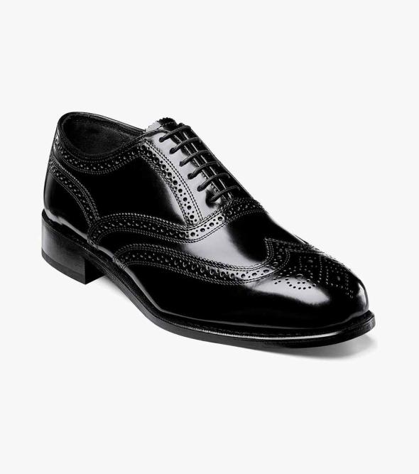 Dress Shoes | Black Wingtip Oxford 