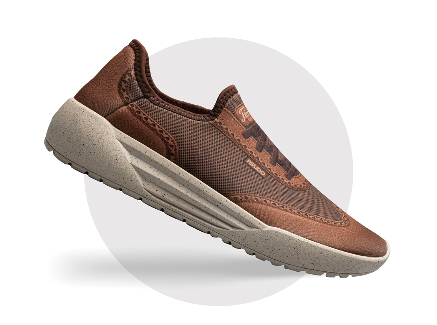 Florsheim x Psudo Wing It Classic in color Cognac