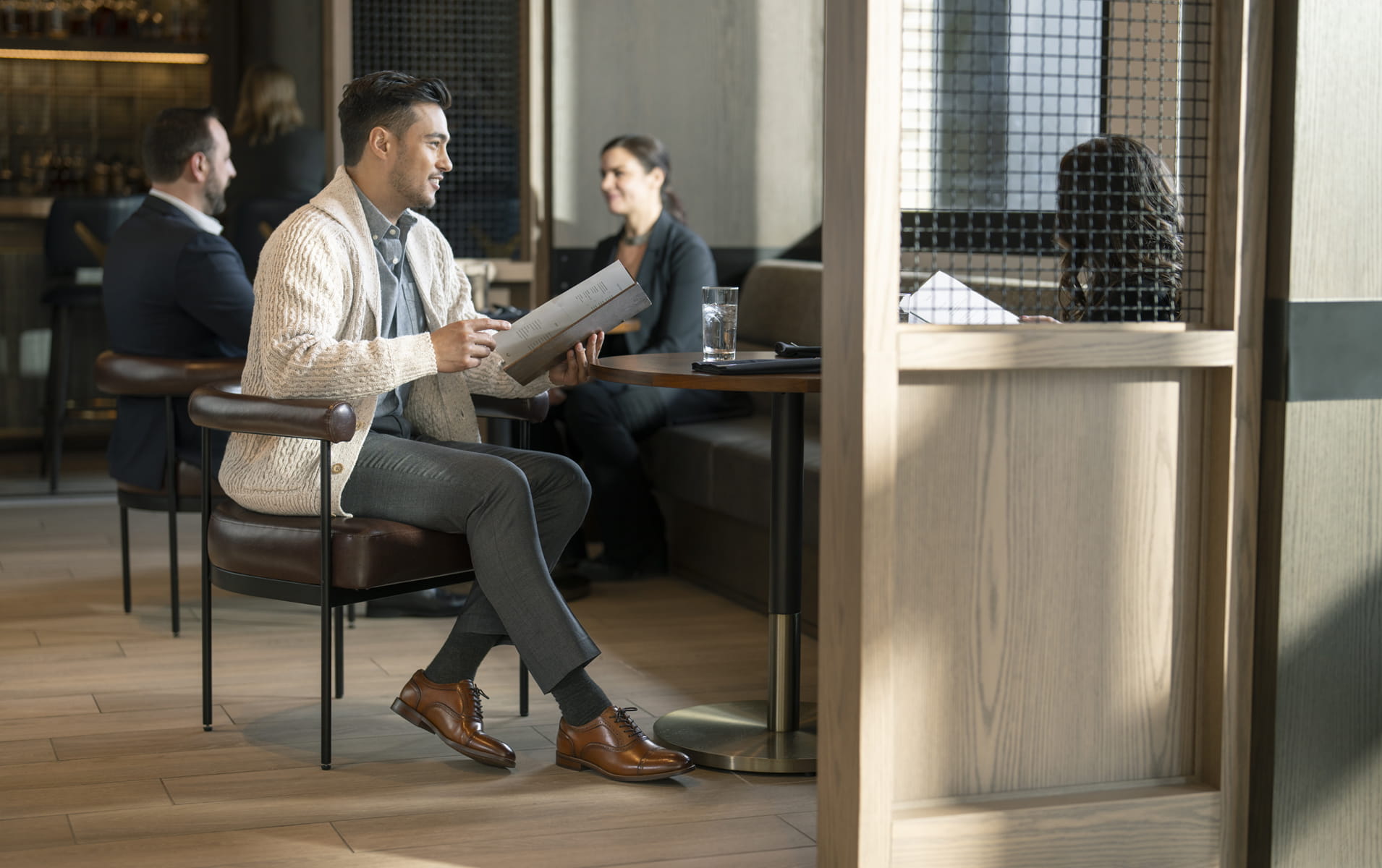 Shop Florsheim dress featuring the Rucci Cap Toe Balmoral oxford in cognac.