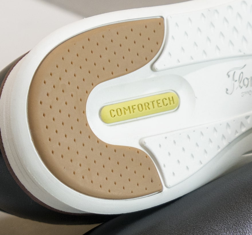 Image features the Comfortech outsole on the Launch.