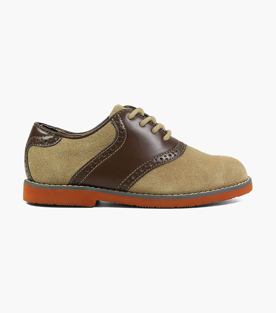 Shoes For Kids | Sand Boys Plain Toe Saddle Shoe | Florsheim Kennett Jr.