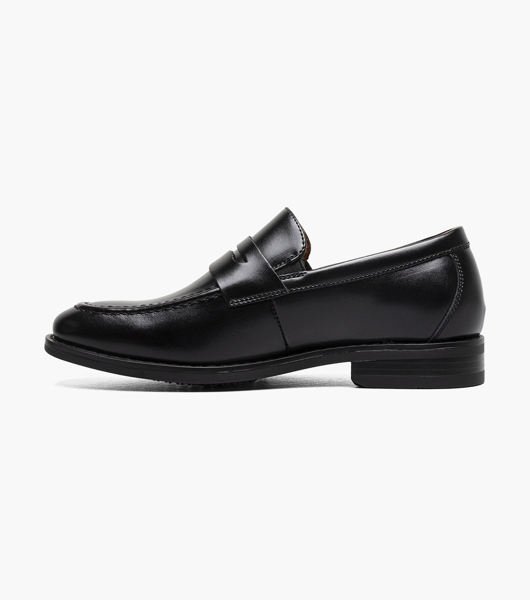 Rucci Jr. Boys Moc Toe Penny Loafer Boy’s Dress Shoes | Florsheim.com