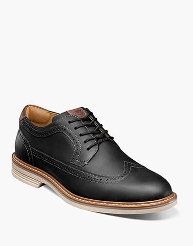 Norwalk Wingtip Oxford in Black CH for $130.00 dollars.