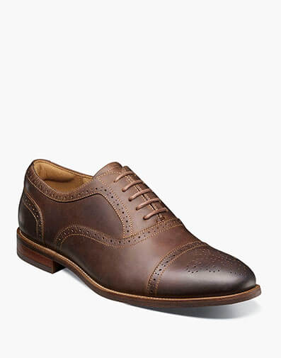Rucci Cap Toe Balmoral Oxford in Brown CH for $130.00 dollars.