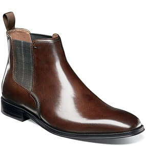 Belfast Plain Toe Gore Boot in Brown for $99.90
