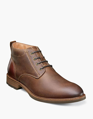 Lodge Plain Toe Chukka Boot in Brown CH for $130.00 dollars.