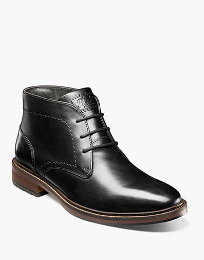 Forge Plain Toe Chukka Boot in Black for $115.00 dollars.