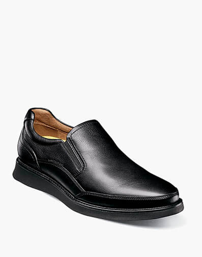 Launch Moc Toe Slip On in Black for $110.00 dollars.