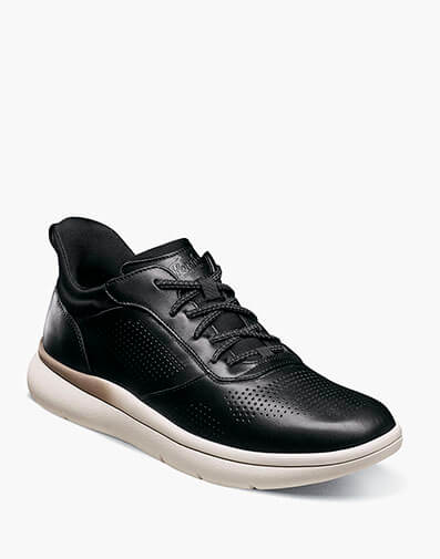 Fleet Perf Toe Elastic Lace Sneaker in Black for $110.00 dollars.