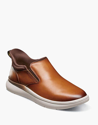 Fleet Plain Toe Slip On Sneaker in Cognac for $110.00 dollars.