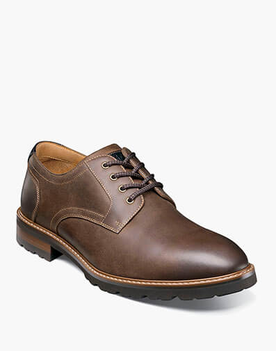 Renegade Plain Toe Oxford in Brown CH for $130.00 dollars.