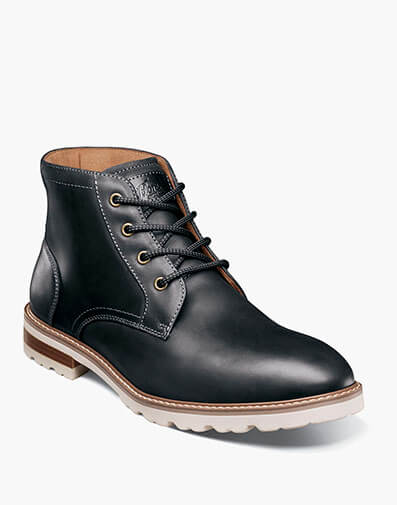 Renegade Plain Toe 4-Eye Boot in Black CH for $140.00 dollars.