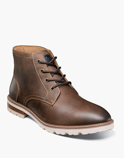 Renegade Plain Toe 4-Eye Boot in Brown CH for $140.00 dollars.