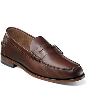 Berkley Moc Toe Penny Loafer in Brown CH for $49.90 dollars.