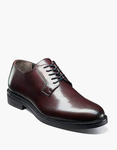 Giotto Plain Toe Oxford in Wine Antiqued for $195.00 dollars.