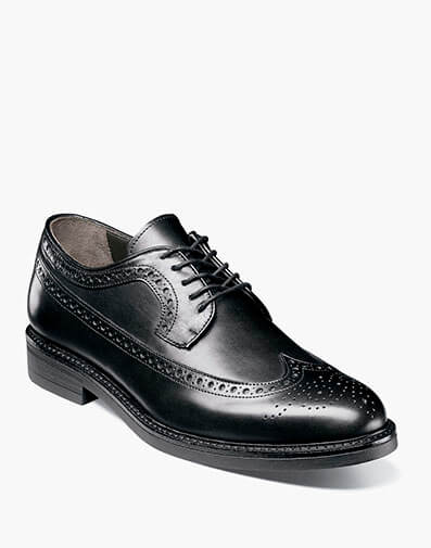 Giotto Wingtip Oxford in Black for $195.00 dollars.