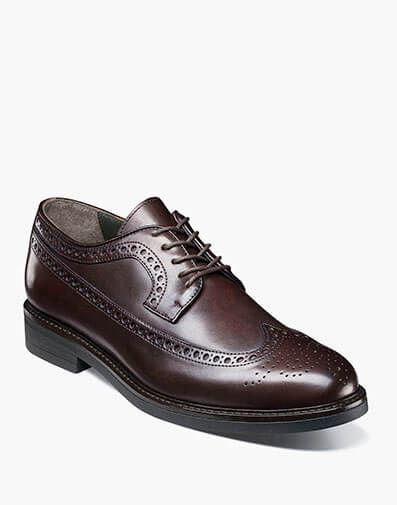 Giotto Wingtip Oxford in Brown for $195.00 dollars.