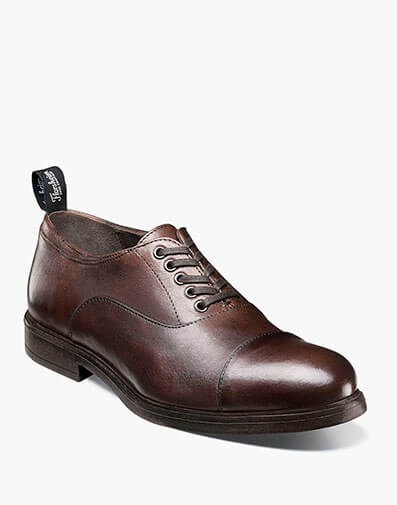 Orlando Cap Toe Oxford in Brown for $195.00 dollars.