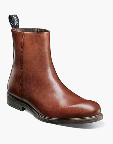 Orlando Plain Toe Zip Boot