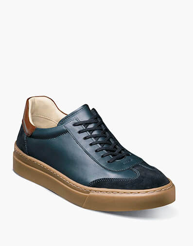 Fremont T-Toe Lace Up Sneaker in Multi Navy for $195.00 dollars.