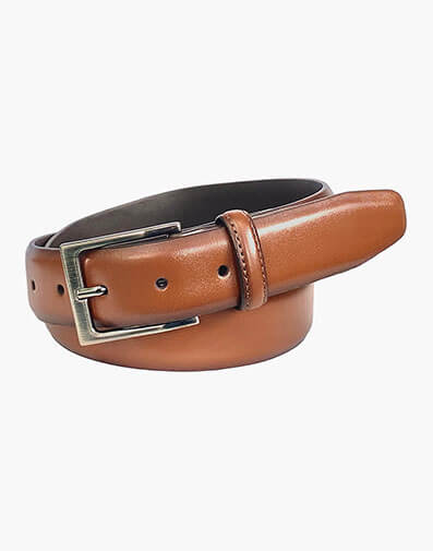 Carmine Genuine Leather Belt in Tan for $45.00 dollars.